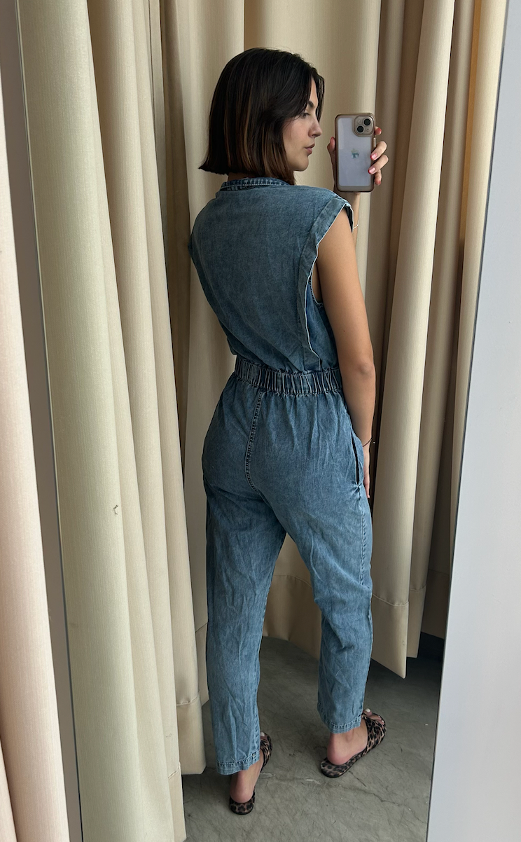 JUMPSUIT SLEVELESS DENIM