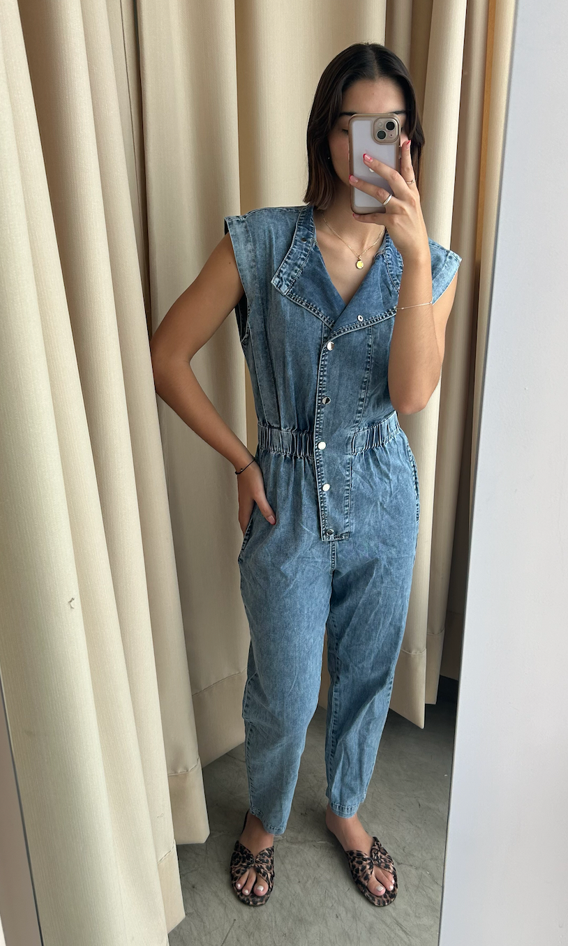 JUMPSUIT SLEVELESS DENIM