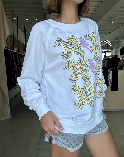 SUDADERA ACDC ZEBRA PRINT