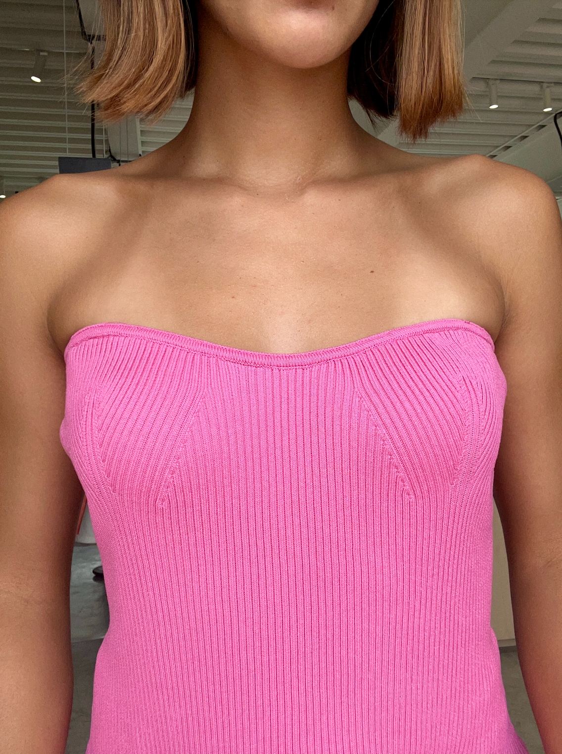 TOP TEJIDO ROSA PALO