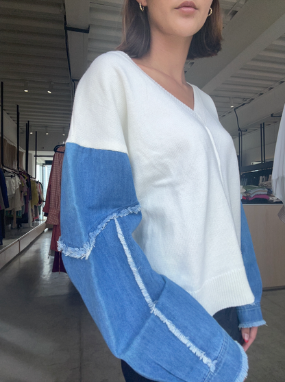 SUETER IVORY MEZCLILLA