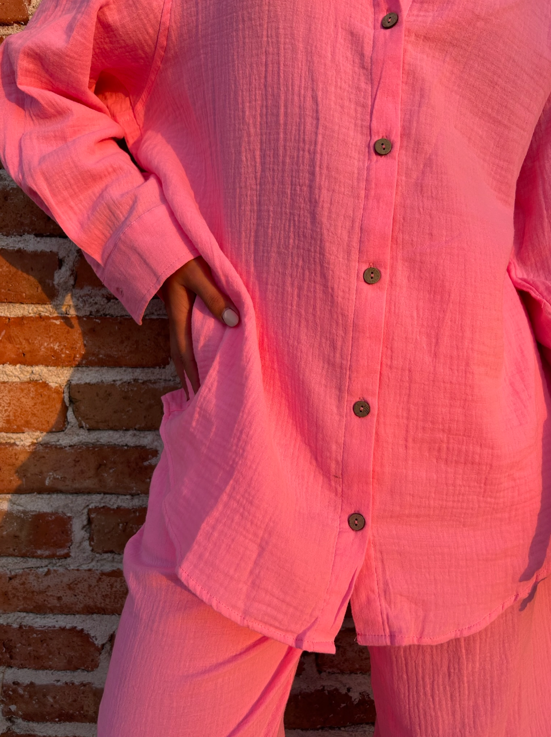 SET PANT ROSA NEON