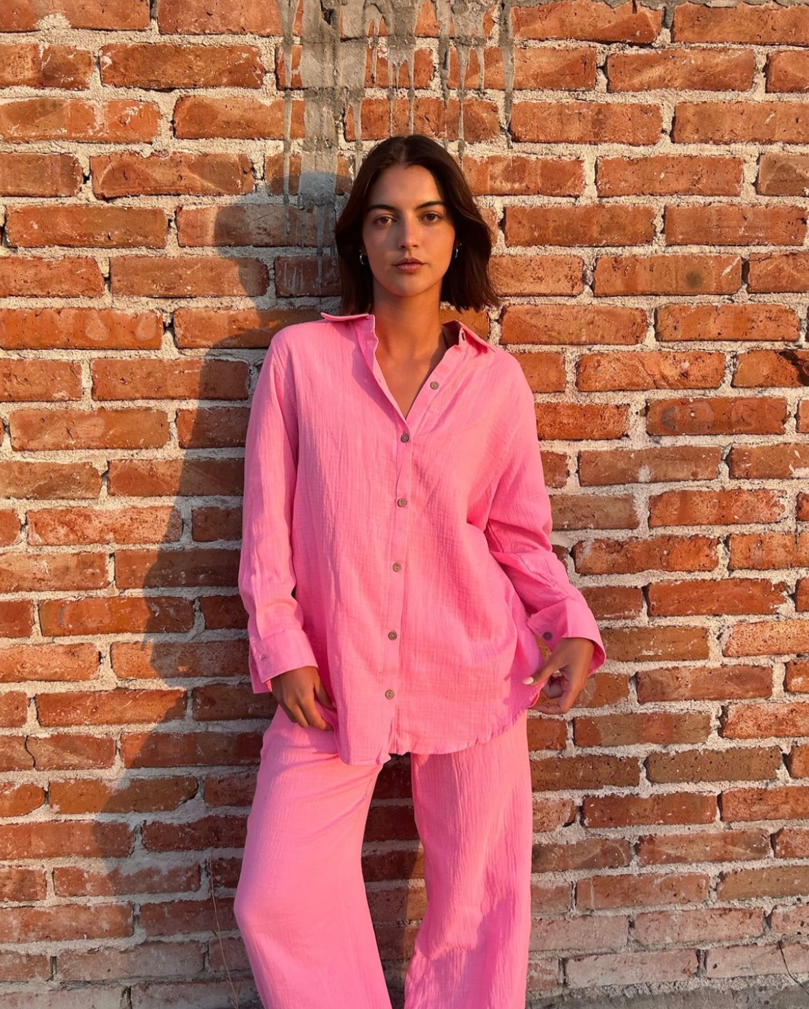 SET PANT ROSA NEON