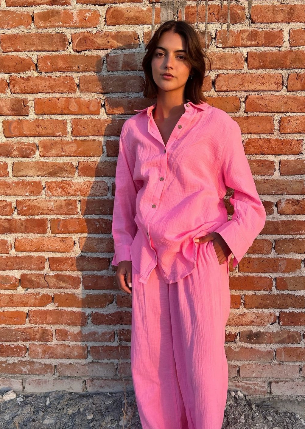 SET PANT ROSA NEON