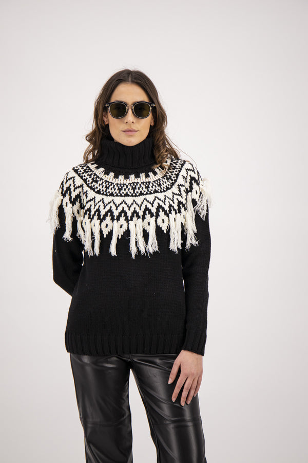 SUETER NEGRO DETALLE