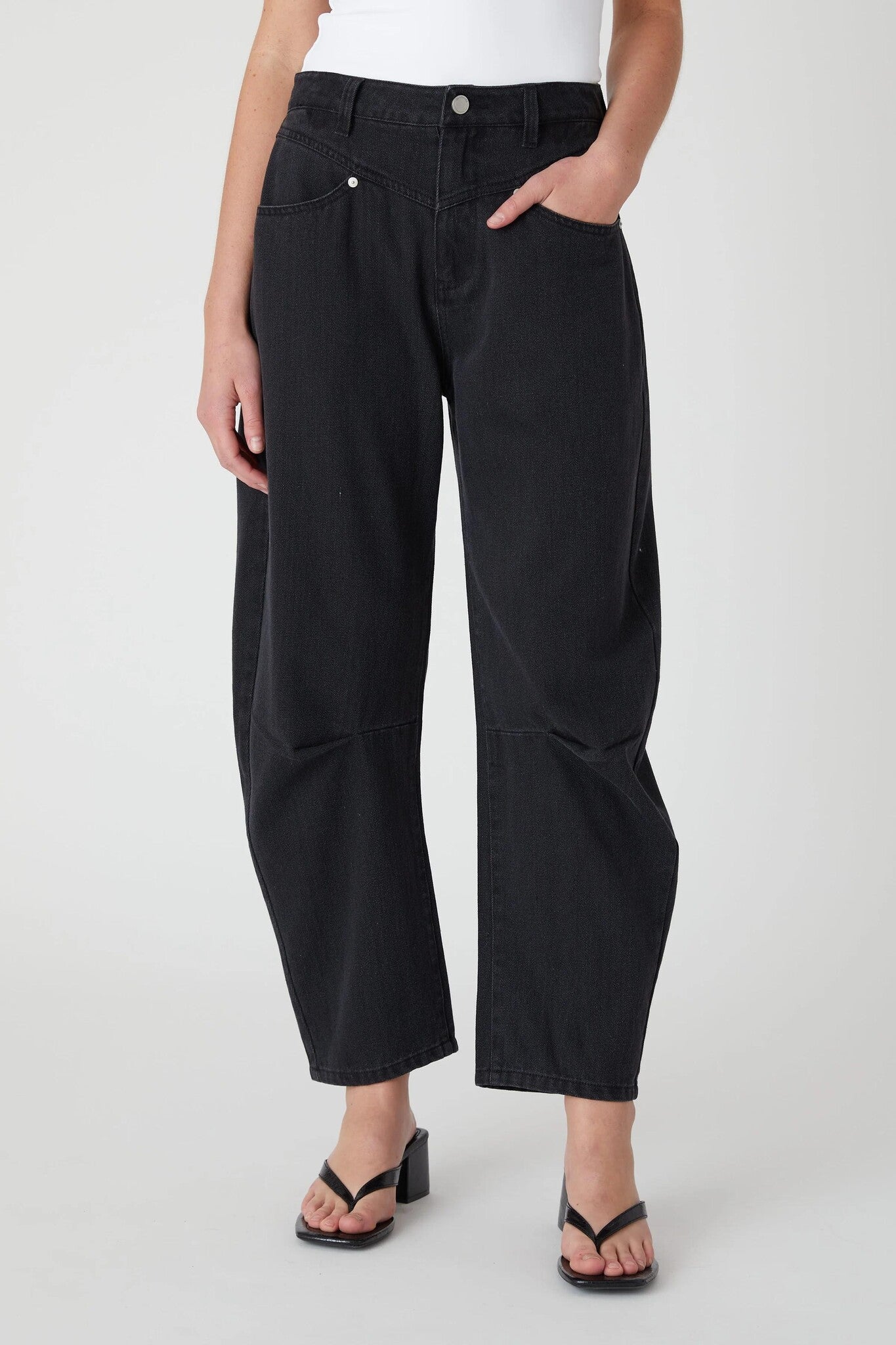 PANTALON DENIM BOMBER